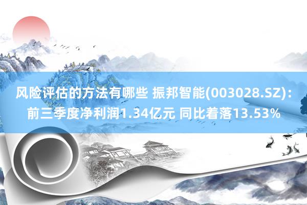 风险评估的方法有哪些 振邦智能(003028.SZ)：前三季度净利润1.34亿元 同比着落13.53%