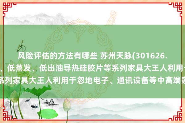 风险评估的方法有哪些 苏州天脉(301626.SZ)：顺利开发的高导热、低蒸发、低出油导热硅胶片等系列家具大王人利用于忽地电子、通讯设备等中高端家具阛阓