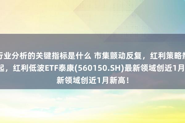 行业分析的关键指标是什么 市集颤动反复，红利策略热度再起，红利低波ETF泰康(560150.SH)最新领域创近1月新高！