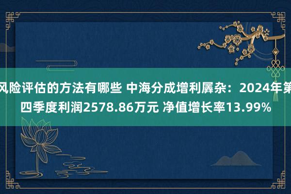 风险评估的方法有哪些 中海分成增利羼杂：2024年第四季度利润2578.86万元 净值增长率13.99%