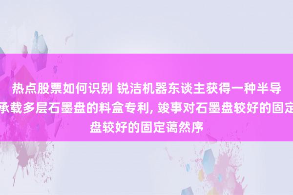 热点股票如何识别 锐洁机器东谈主获得一种半导体行业承载多层石墨盘的料盒专利, 竣事对石墨盘较好的固定蔼然序